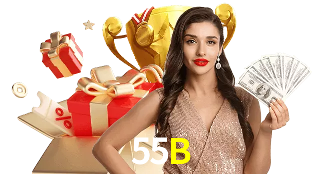 Jogue com dealers reais no 55B!